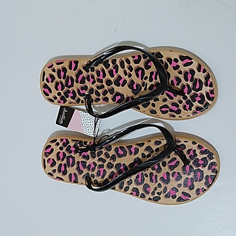 Chatties Leopard Print Women's Flipflops